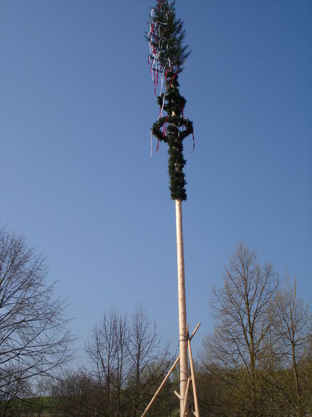 Maibaum aufstellen der KJ Pisching - 