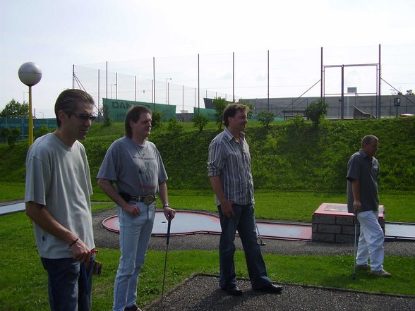 Minigolf mit Arbeitskollegen Juni 2007 - 