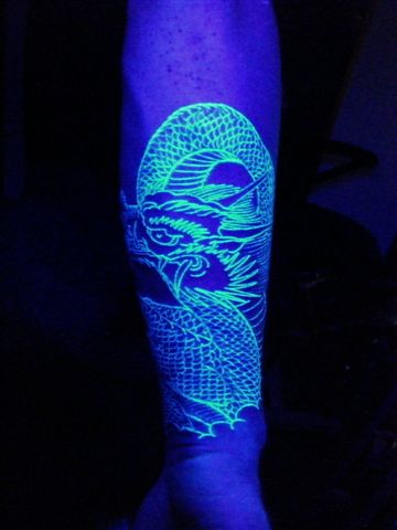 UV Blacklight Tattoo - 