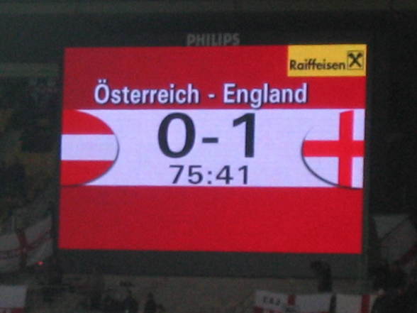 Österreich-England - 