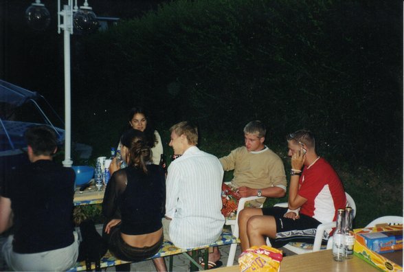 Geburtstag 2003 in unsrem Garten... - 