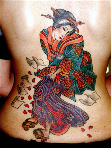 yakuza, geisha - 