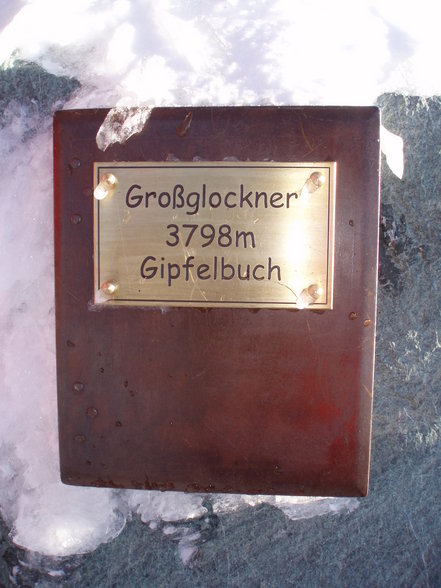 Top of Austria-Großglockner24.8.07 - 