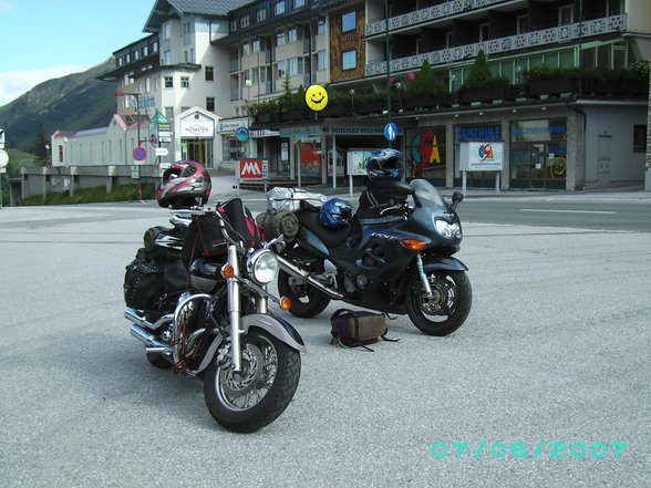 motorrad-tour nach italy - 