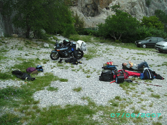 motorrad-tour nach italy - 