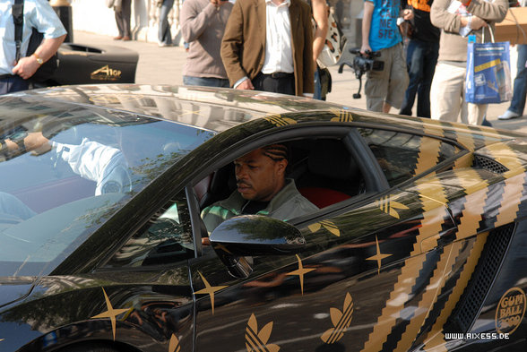 Xzibit with my Gallardo on Gumball 2007 - 