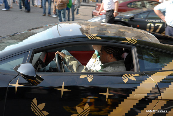 Xzibit with my Gallardo on Gumball 2007 - 