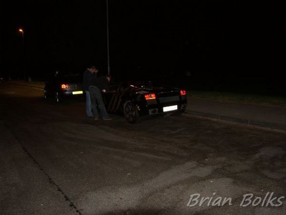 Xzibit with my Gallardo on Gumball 2007 - 