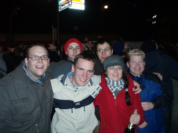 with firemen in Prag /  Silvester 2007  - 