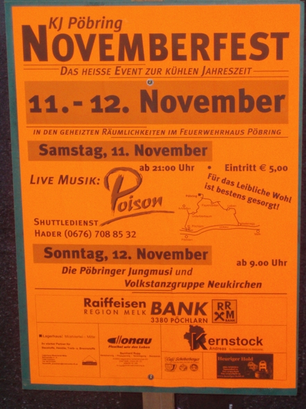 Pöbring- Novemberfest  - 