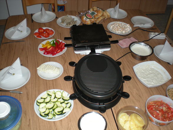 Raclette essen bei sandra - 