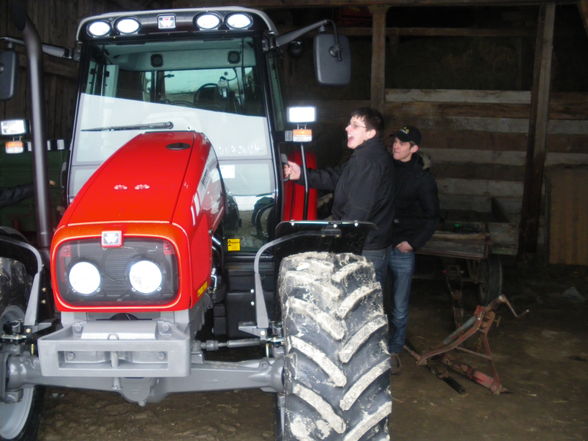 meinen neuen Traktor einweihen:) - 