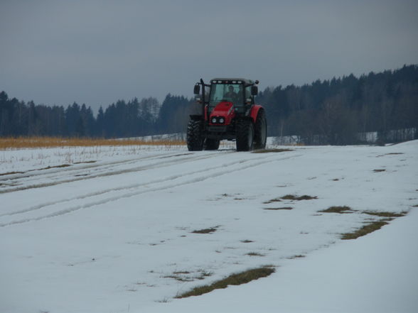 meinen neuen Traktor einweihen:) - 