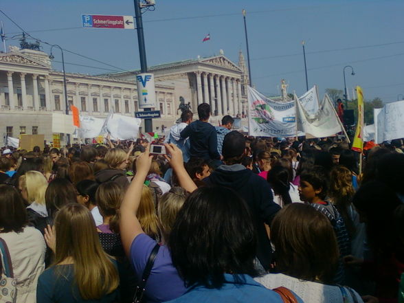 Schülerstreik in Wien - 24.04.09 - 