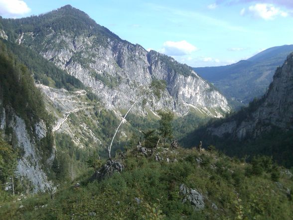 Bergwandern mit meinen Geschäftspartnern - 