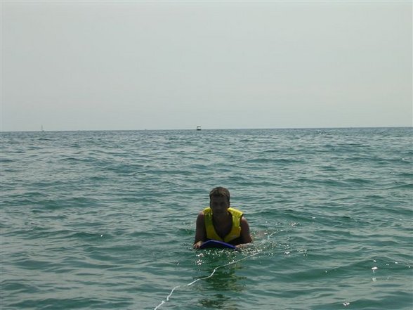 Boat Cruise, Kneeboarding on Lake MI - 