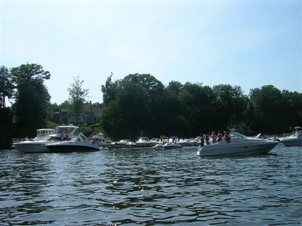 Boat Cruise, Kneeboarding on Lake MI - 