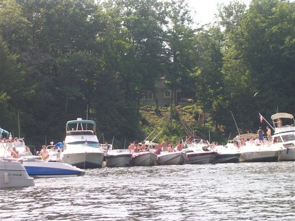 Boat Cruise, Kneeboarding on Lake MI - 