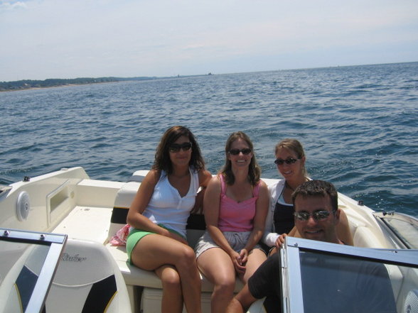 Boat Cruise, Kneeboarding on Lake MI - 