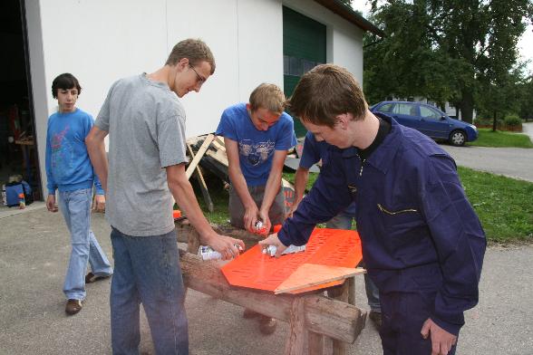 Jugendballtaferl machen beim Hari 1.9.07 - 