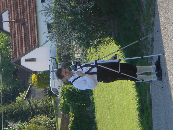 Maibaum auslesn in Oberbayring - 