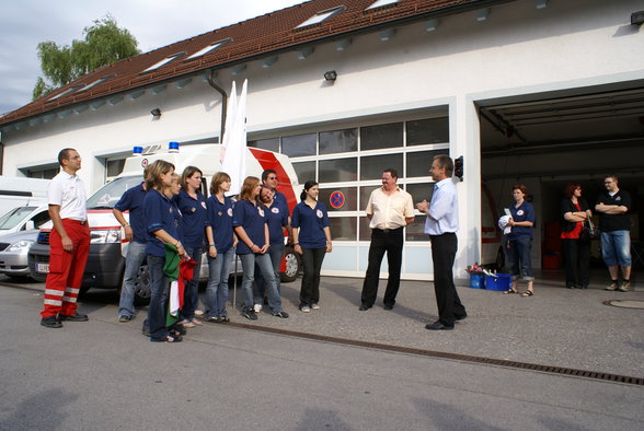 Ankunft als BM auf der RK Dienststelle - 