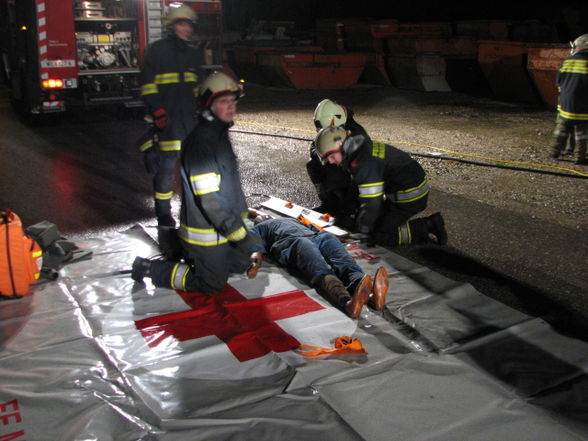 Feuerwehrübung, Fa. Mes - 