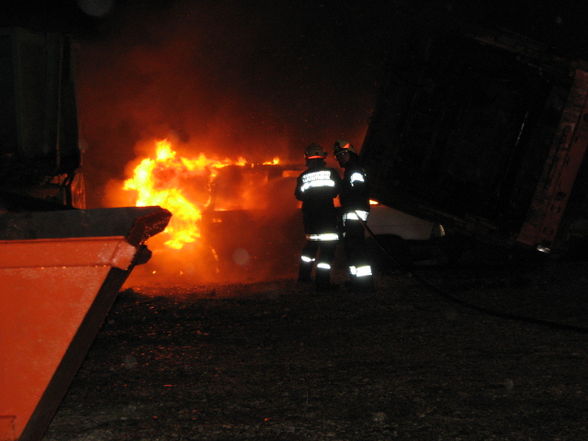 Feuerwehrübung, Fa. Mes - 