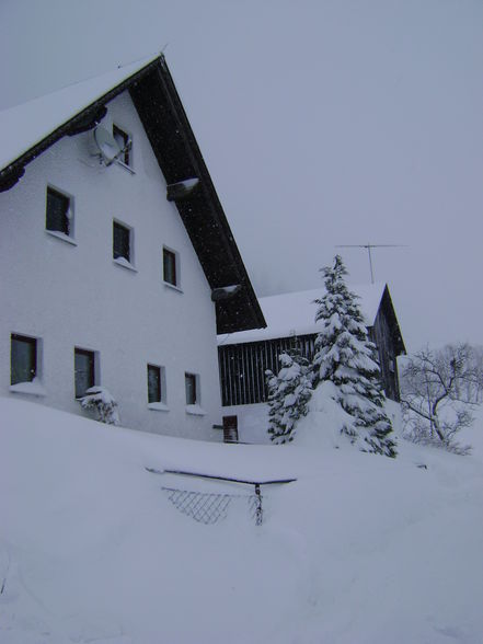 Winter 2008/09 sehr viel schnee - 