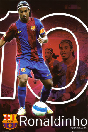 Ronaldinho,Bojan,Dos santos und Messi - 