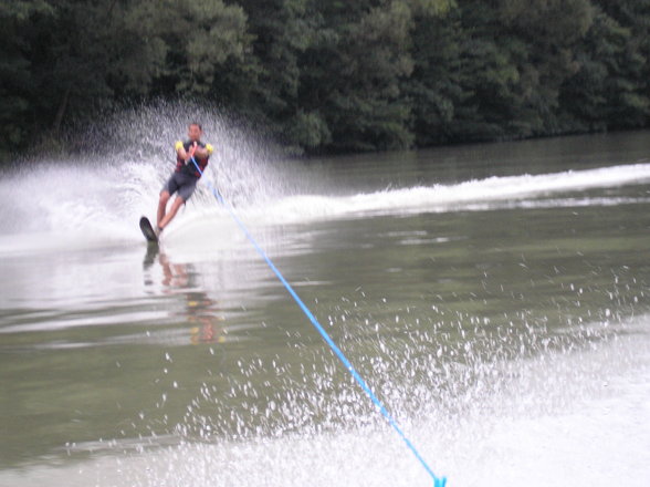 wasser-skifahren an der donau!! - 