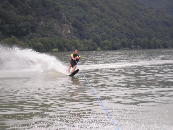 wasser-skifahren an der donau!! - 