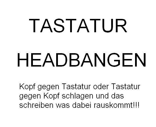 tastaturheadbangen - 