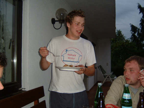 Grillerei beim Max Juni 2003 - 