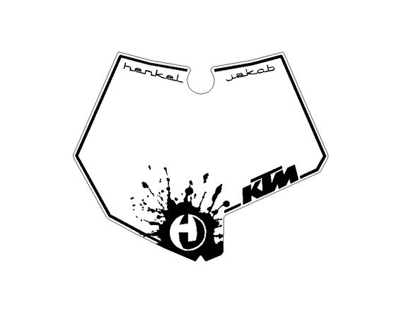self-made Grafik-Kit KTM EXC '08 - 