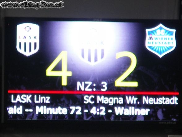 LASK:Wr.Neustadt 4:2 - 