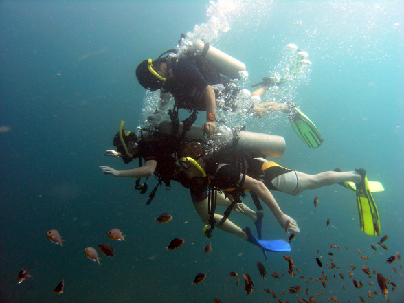 Tiefseetauchen bei Koh Tao - 