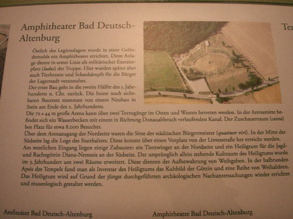 Archäologischer Park Carnuntum 2008 - 