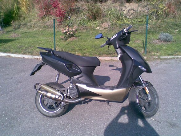 mei altes moped und neues moped - 