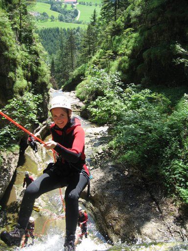 Sigi beim Raften und Canyoning - 