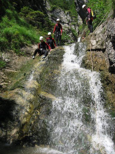 Sigi beim Raften und Canyoning - 