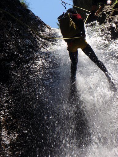 Sigi beim Raften und Canyoning - 