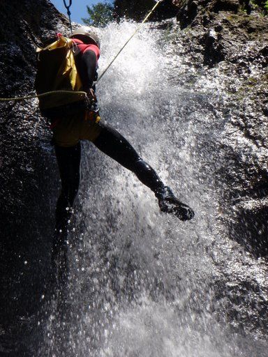 Sigi beim Raften und Canyoning - 