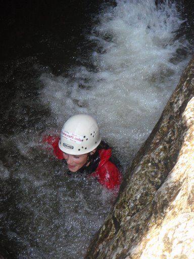 Sigi beim Raften und Canyoning - 