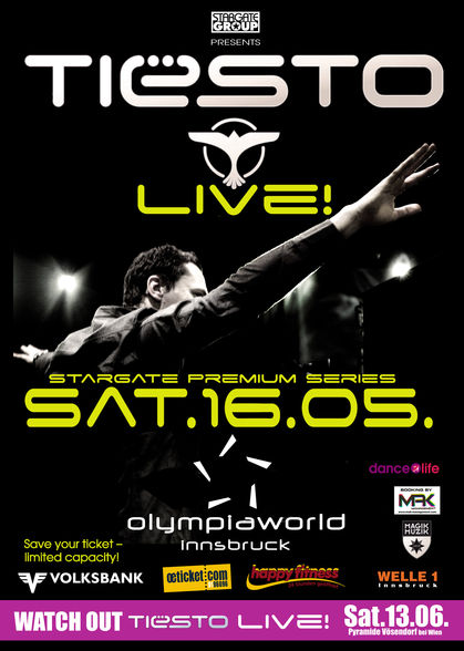 Tiesto Innsbruck 16.5.2009 - 