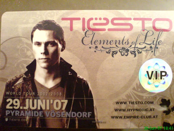 Dj Tiesto in der Pyramide Vösendorf - 