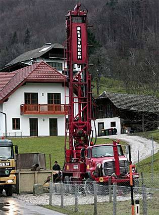 Hangrutschung in Gmunden - 