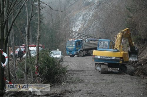 Hangrutschung in Gmunden - 