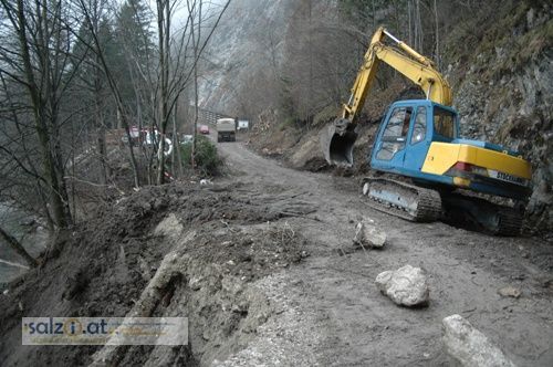 Hangrutschung in Gmunden - 