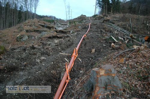 Hangrutschung in Gmunden - 